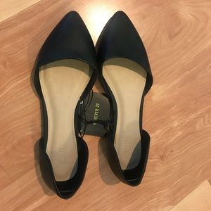 Black D’orsay Flats
